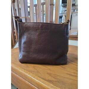 PORTLAND LEATHER  GOODS  ALMOST  PERFECT TRIANGLE SHOULDER BAG COLDBREW PEBBLED